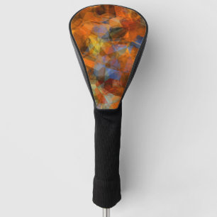 Funda Para Palo De Golf Rusty Naranja Diseño Resumen Moderno