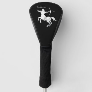 Funda Para Palo De Golf Sagitario Arquero de Plata Zodíaco