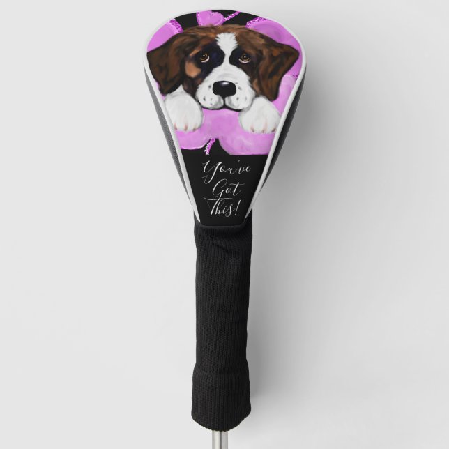 FUNDA PARA PALO DE GOLF SAINT BERNARD DOG (Anverso)