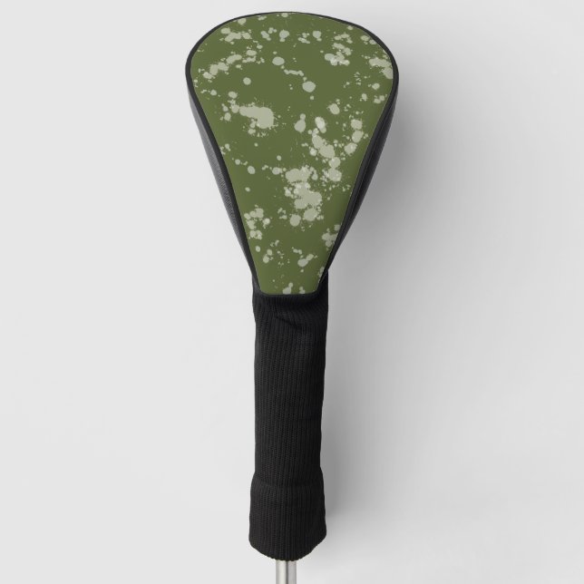 Funda Para Palo De Golf Salpicadura Verde (Anverso)