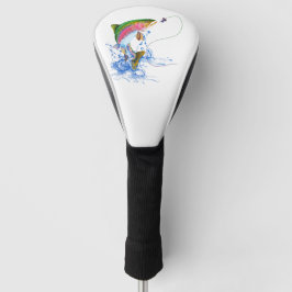 Funda Para Palo De Golf Saltando la trucha arcoiris