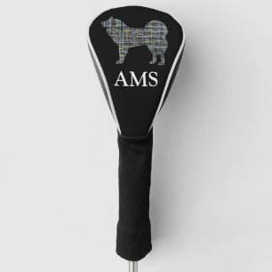 Funda Para Palo De Golf Samoyed Sonriente Sammy Perro Silhouette Y&Blue Gr