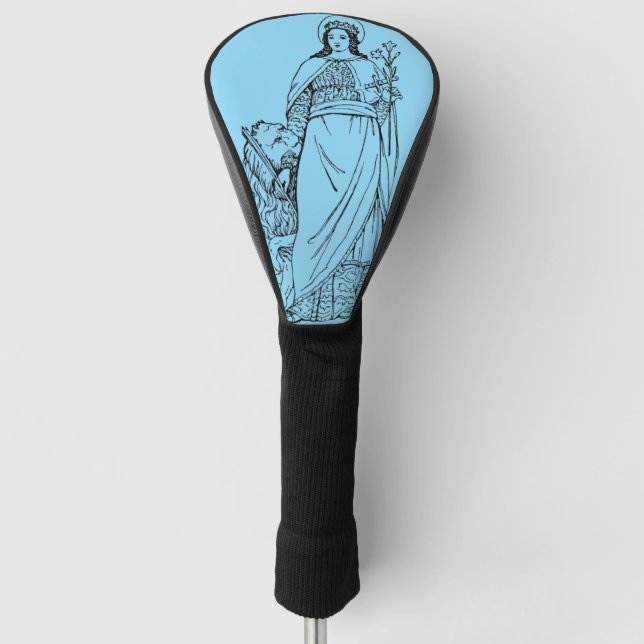 Funda Para Palo De Golf Santa Euphemia la alabada Virgen y el mártir (Anverso)