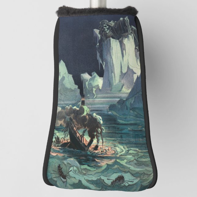 Funda Para Palo De Golf Sargazo Mar Grim Reaper y Hundimiento de Titanic (Girar 90)
