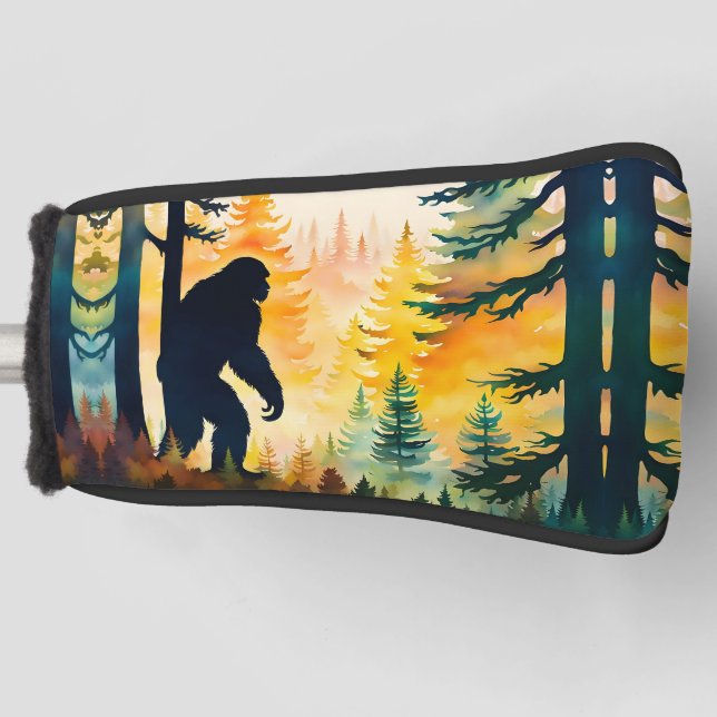 Funda Para Palo De Golf Sasquatch Otumn Landscape Sunset (Anverso)