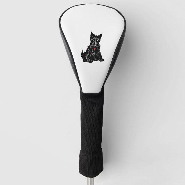 Funda Para Palo De Golf Scottish Terrier (Anverso)