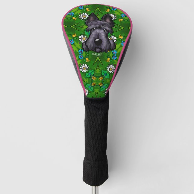 Funda Para Palo De Golf Scottish Terrier Daisy (Anverso)
