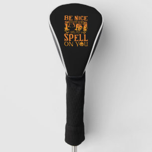 Funda Para Palo De Golf Sé Agradable conmigo Halloween