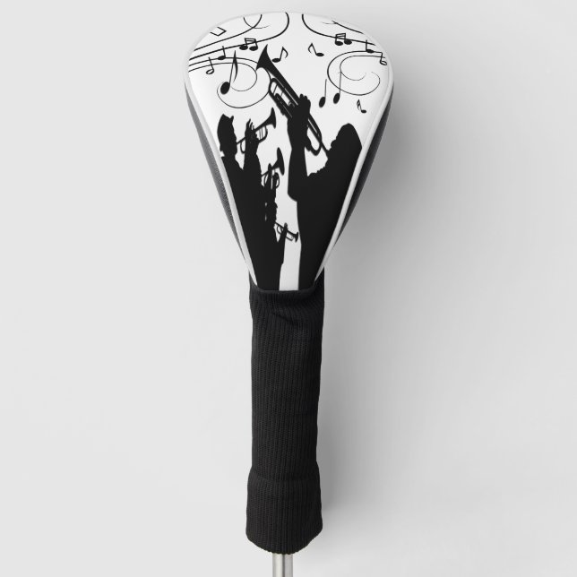 Funda Para Palo De Golf Sección Cuerno Trumpet Jazz Music (Anverso)
