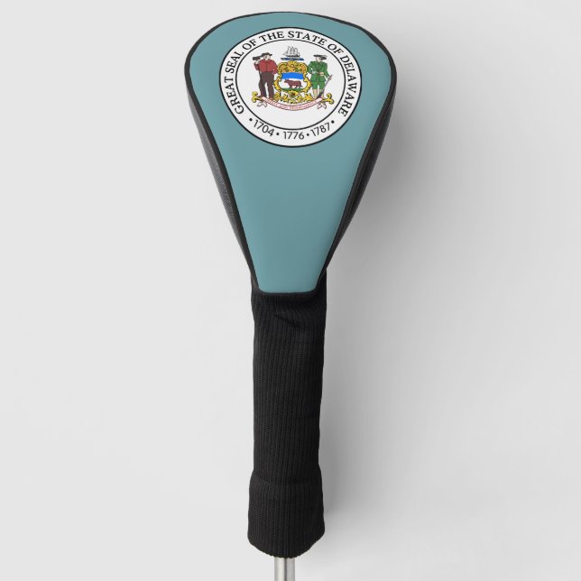 Funda Para Palo De Golf Sello de Estado de Delaware (Anverso)