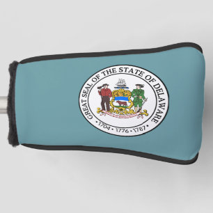 Funda Para Palo De Golf Sello de Estado de Delaware