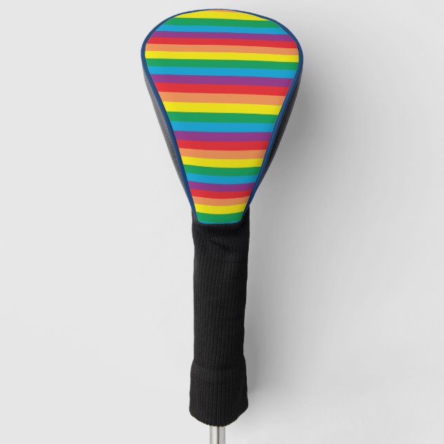 Funda Para Palo De Golf Sencillamente patrón arco iris (Anverso)