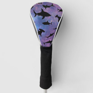 Funda Para Palo De Golf Sencillo pez tiburón mandíbula ballena patrón de g