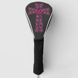 Funda Para Palo De Golf Sensibilización sobre el cáncer de mama Cruz de 