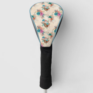 Funda Para Palo De Golf Serie Boho Skull Diseño 3