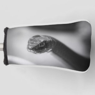Funda Para Palo De Golf Serpiente negra y blanca