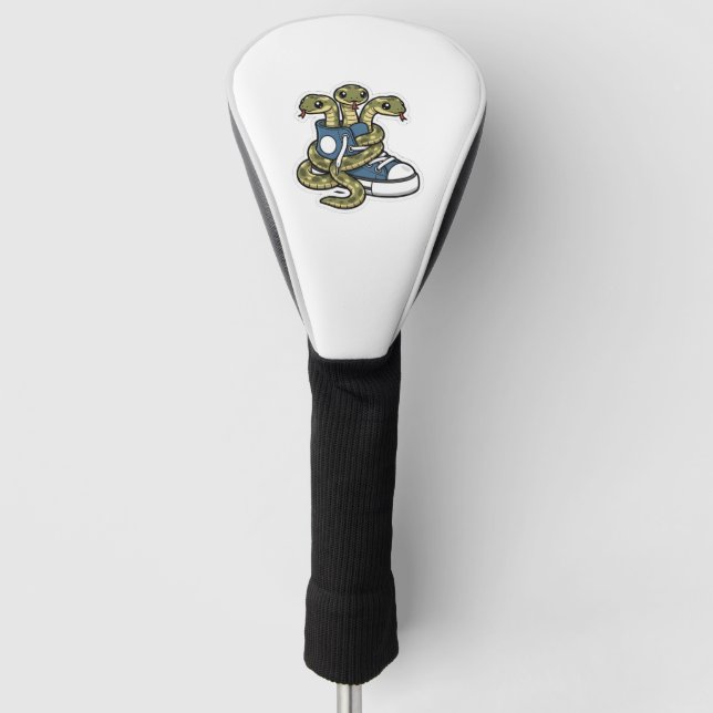 Funda Para Palo De Golf Serpientes en zapatos (Anverso)