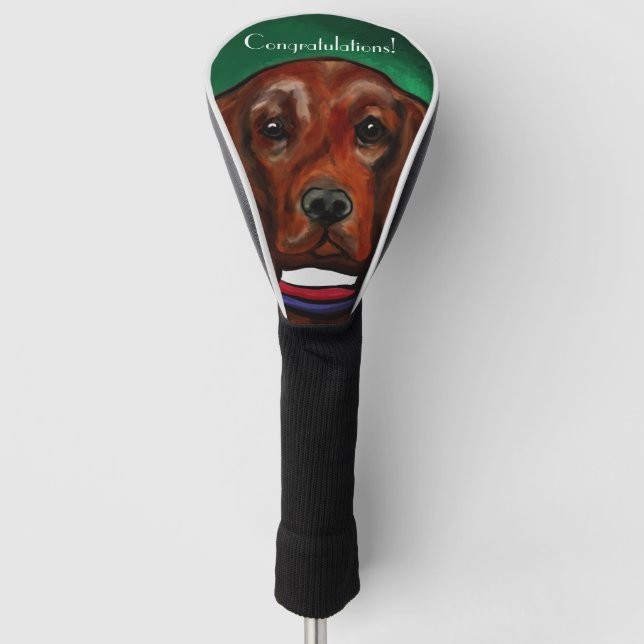 Funda Para Palo De Golf Setter Rojo Irlandés     (Anverso)