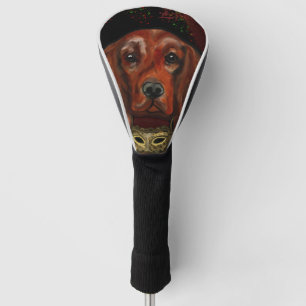 Funda Para Palo De Golf Setter Rojo Irlandés Tarjeta Postal