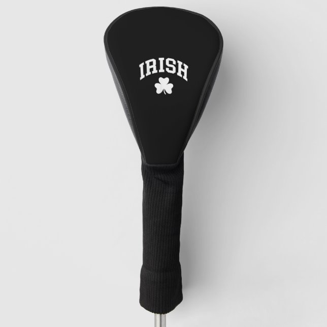 Funda Para Palo De Golf Shamrock St Patricks Día Orgullo irlandés Irlandés (Anverso)