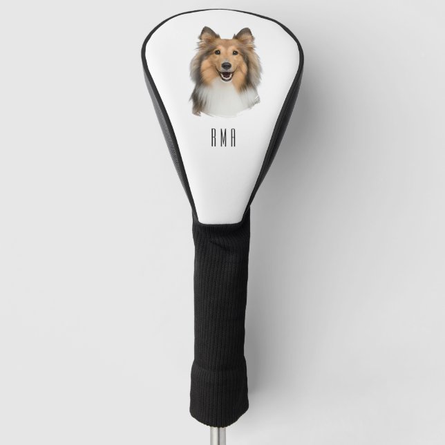 Funda Para Palo De Golf Sheltie (Anverso)