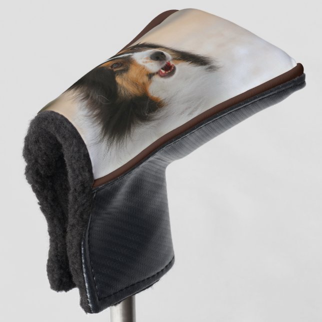 Funda Para Palo De Golf Shetland feliz (Anverso 3/4)