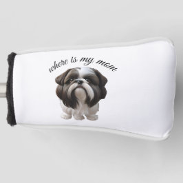 Funda Para Palo De Golf Shih Tzu - ¿Dónde Está Mi Mamá?