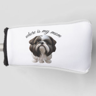 Funda Para Palo De Golf Shih Tzu - ¿Dónde Está Mi Mamá?
