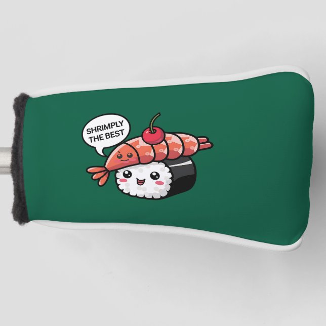 Funda Para Palo De Golf shrimply el mejor sushi kawaii (Anverso)