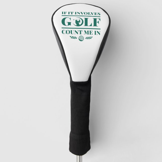 Funda Para Palo De Golf Si Implica El Golf, Cuéntame (Anverso)