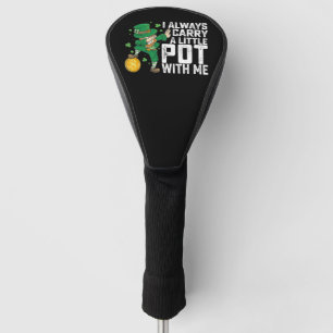 Funda Para Palo De Golf Siempre Llevo Una Pequeña Olla Conmigo St Patrick'