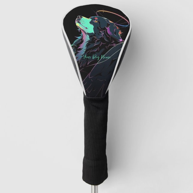 Funda Para Palo De Golf Siempre Me Encantará El Perro De Montaña Bernés 00 (Anverso)