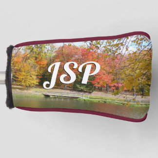 Funda Para Palo De Golf Siete Springs Fall Bridge III Paisaje de Otoño