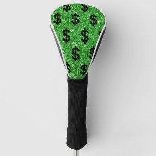Funda Para Palo De Golf Signo de Dólar Negro Dinero Finanzas Estilo Wall S