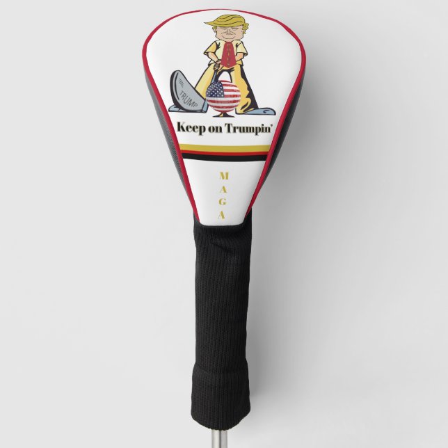 Funda Para Palo De Golf Sigue en la Maga de Trumpin (Anverso)