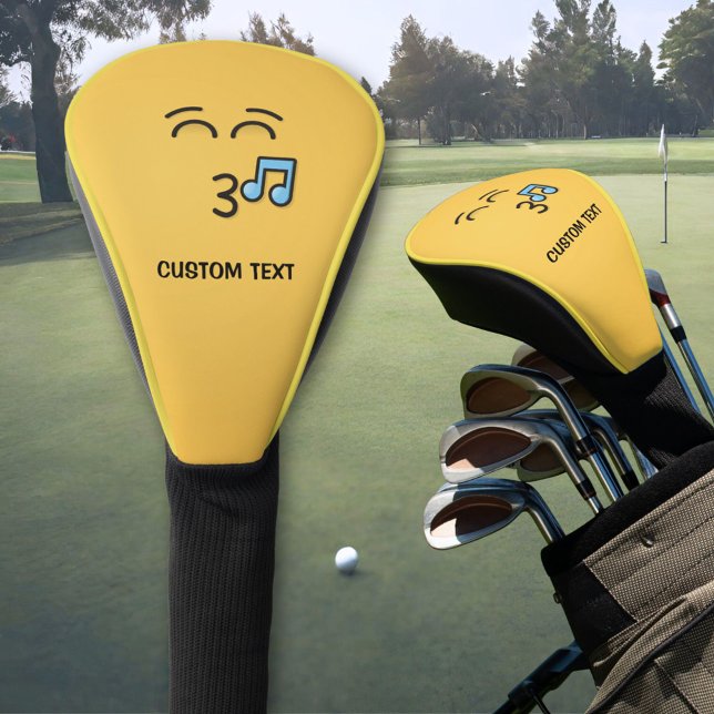 Funda Para Palo De Golf Silbando cara con ojos sonrientes (Subido por el creador)
