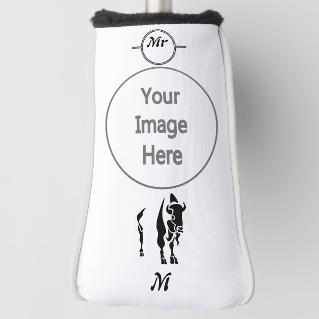 Funda Para Palo De Golf Silhouette Black Buffalo (Girar 90)