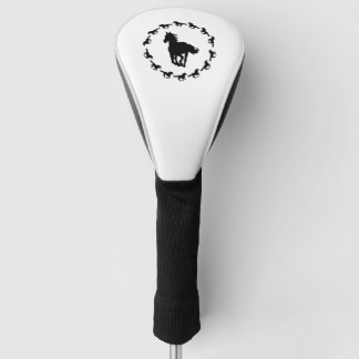 Funda Para Palo De Golf Silhouette de diseño de caballos