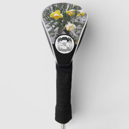 Funda Para Palo De Golf Silueta de cangrejo fantasma Monograma con foto