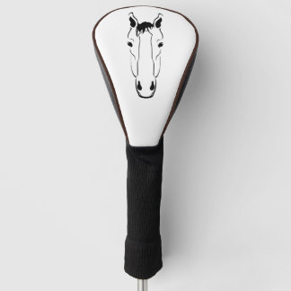 Funda Para Palo De Golf Silueta de cara de caballo