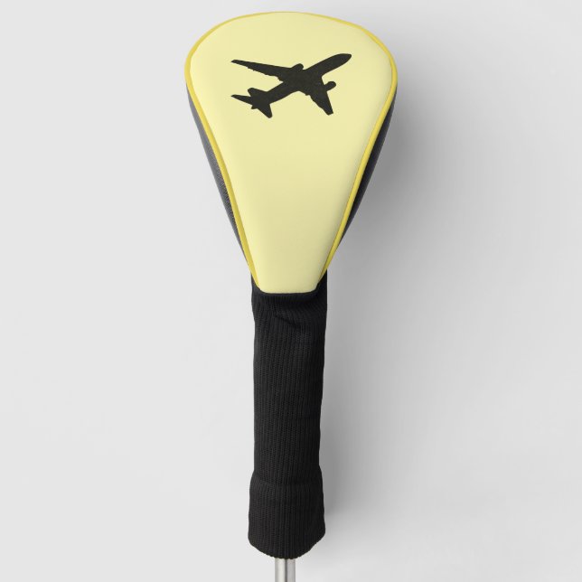Funda Para Palo De Golf Silueta de Jet (Anverso)