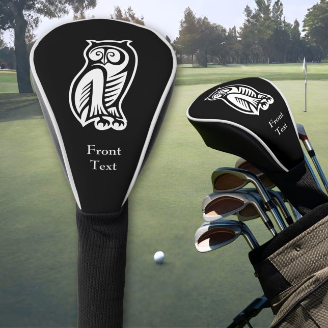Funda Para Palo De Golf Símbolo de búho blanco (Subido por el creador)