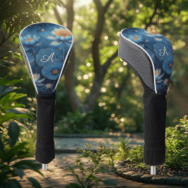 Funda Para Palo De Golf Símbolo de Serenidad del Estanque de Loto Azul Ren