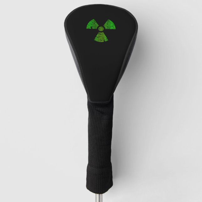 Funda Para Palo De Golf Símbolo radiactivo (Anverso)