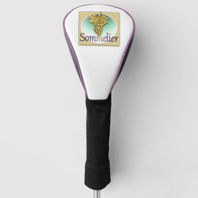 Funda Para Palo De Golf Símbolo sommelier (Anverso)