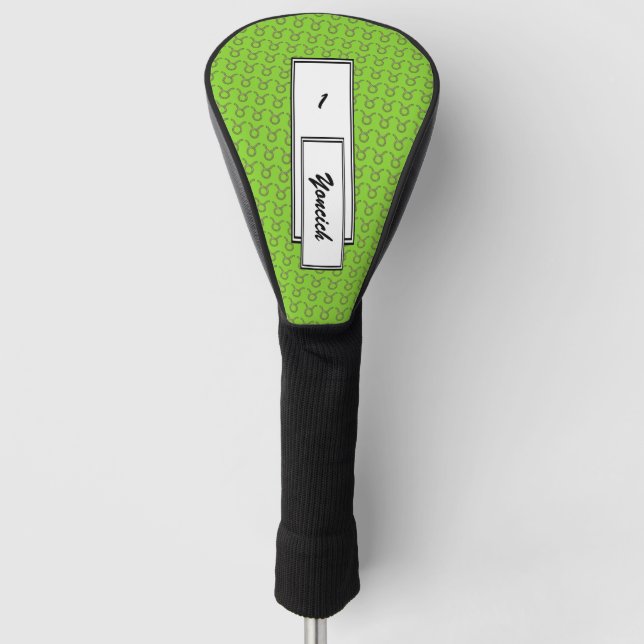 Funda Para Palo De Golf Símbolo Zodiacal de Tauro Elemento por Kenneth Yon (Anverso)