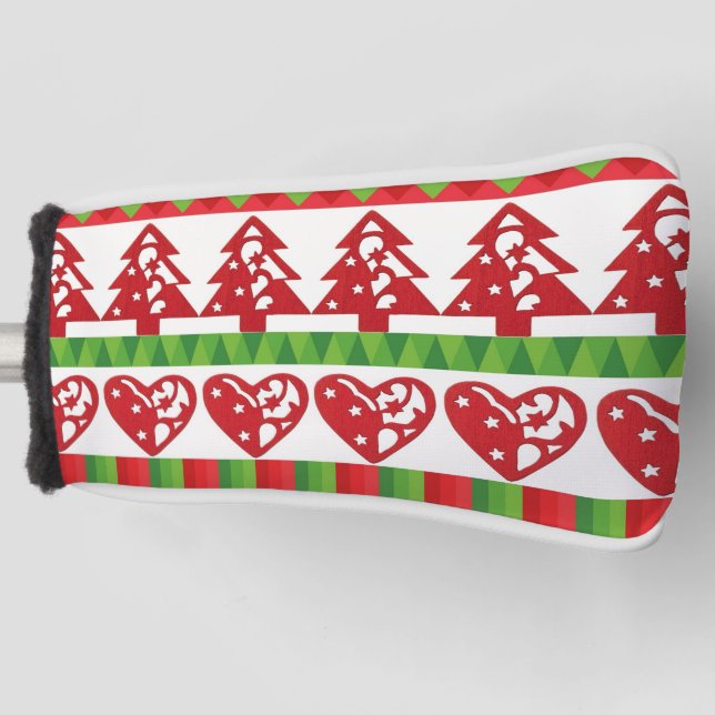 Funda Para Palo De Golf Símbolos navidades (Anverso)