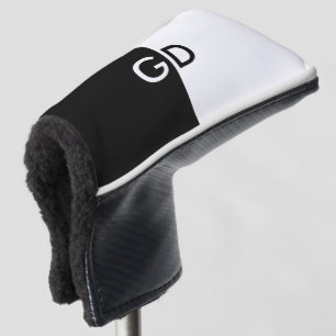 Funda Para Palo De Golf Simplemente 2 colores y tu Monograma + tus ideas