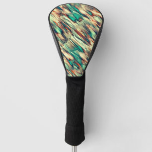 Funda Para Palo De Golf Simulación de rocas o estalagmitas en verde a sepi