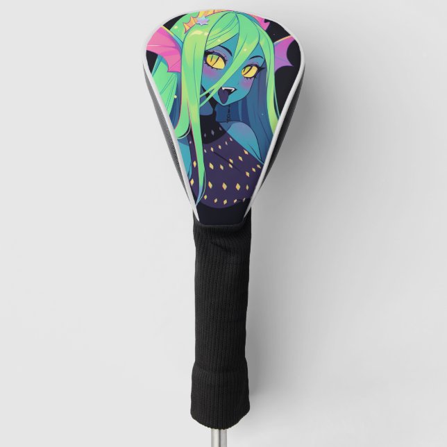 Funda Para Palo De Golf Sirena de neón celestial — Vibes sirenas cósmicas  (Anverso)